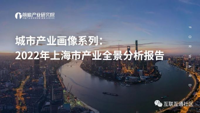 2022年上海市产业全景分析报告