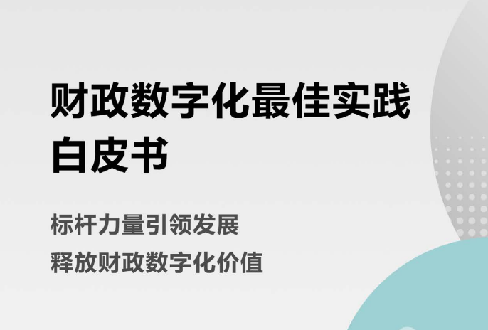 财政数字化最佳实践白皮书