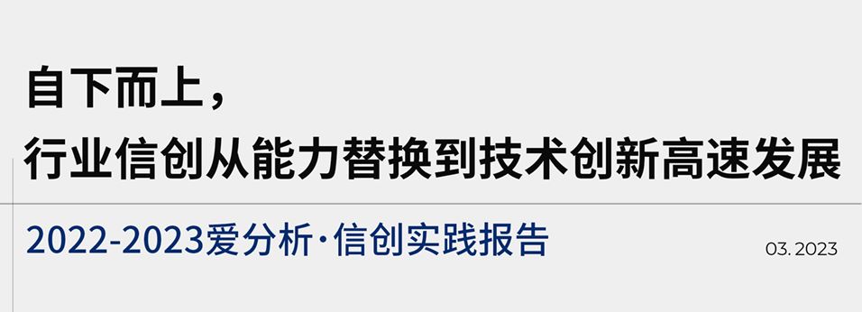 2022-2023信创实践报告