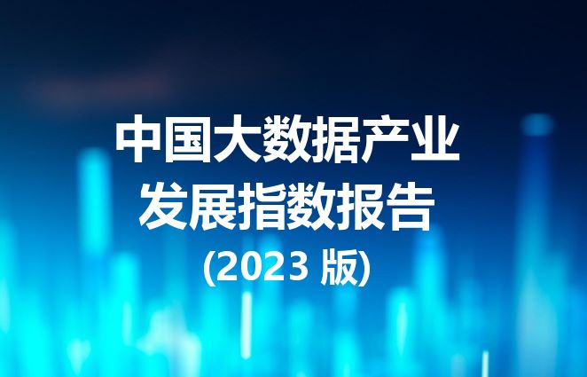 中国大数据产业发展指数报告(2023版)