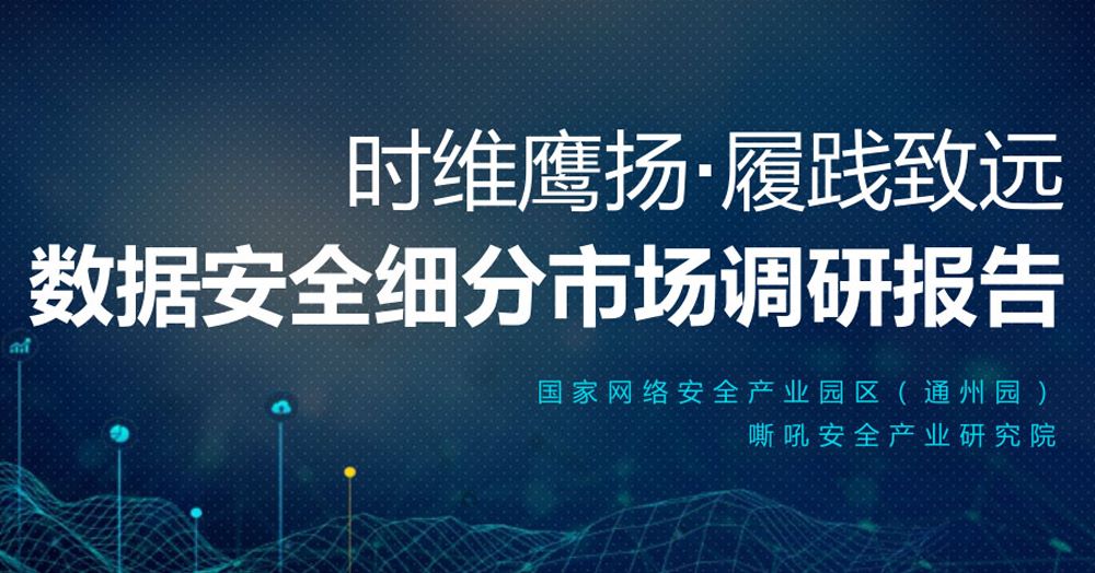 2023数据安全细分市场调研报告