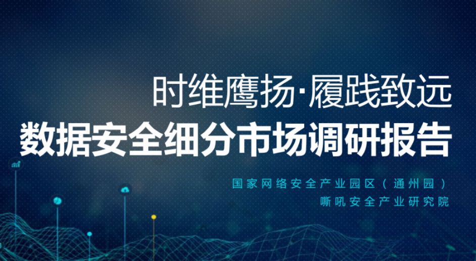 2023数据安全细分市场调研报告