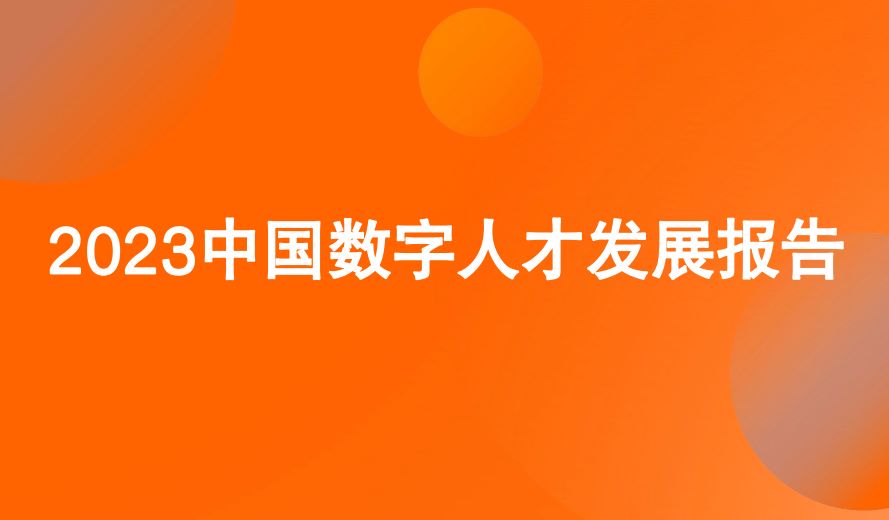 2023中国数字人才发展报告