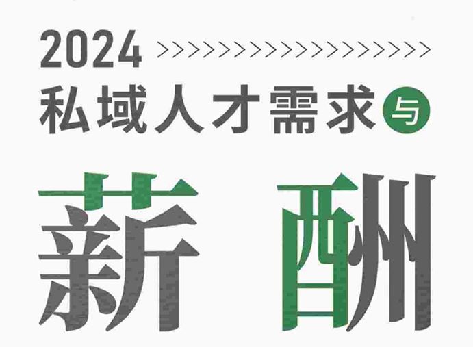 2024私域人才需求与薪酬报告