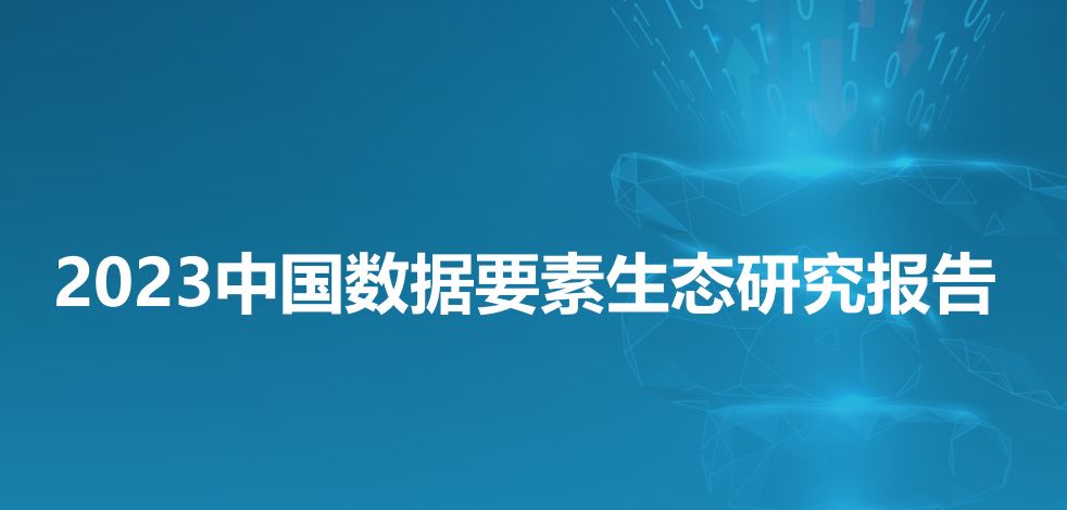 2023数据要素生态研究报告