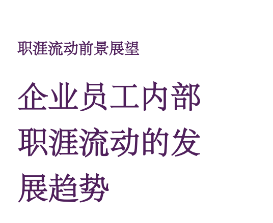 企业员工内部职涯流动的发展趋势