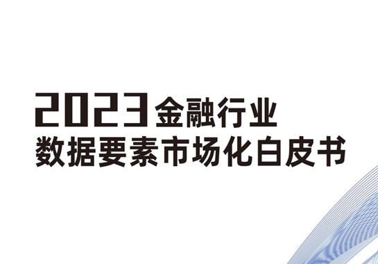 2023金融行业数据要素市场化白皮书