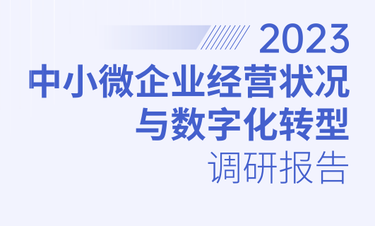 2023中小微企业经营状况与数字化转型调研报告