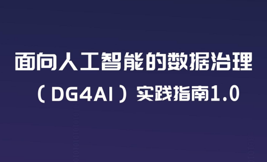 面向人工智能的数据治理实践指南（1.0）
