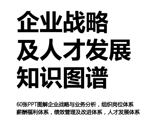 企业战略及人才发展知识图谱