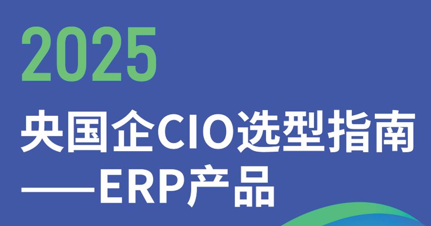 2025央国企CIO选型指南-ERP产品