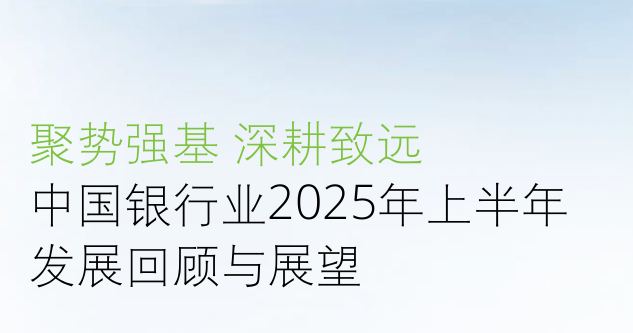 中国银行业2025年上半年发展回顾与展望