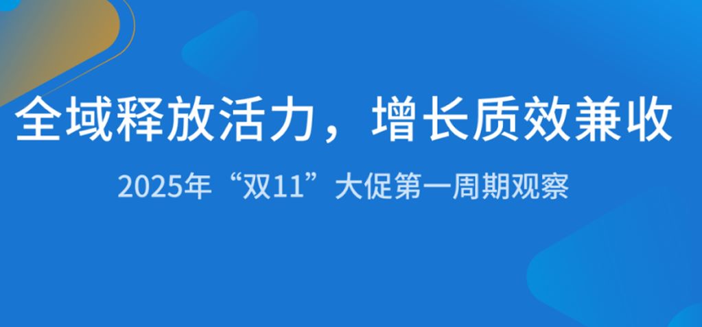 2025年“双11”大促第一周期观察报告
