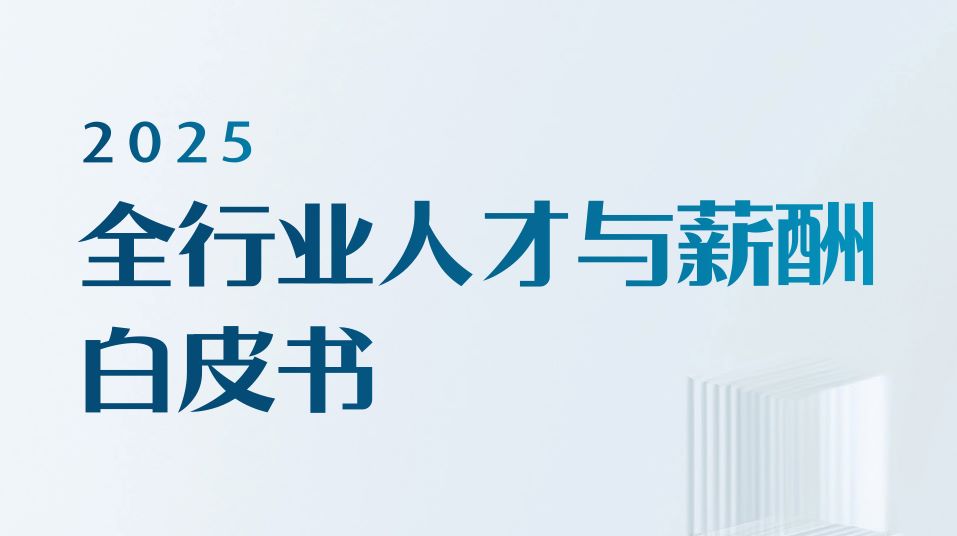2025全行业人才与薪酬白皮书