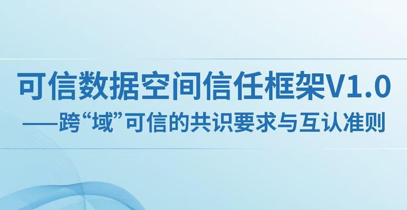 可信数据空间信任框架 v1.0