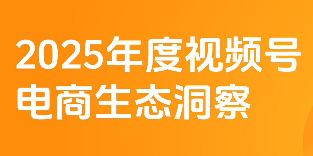 2025年度视频号电商生态洞察报告