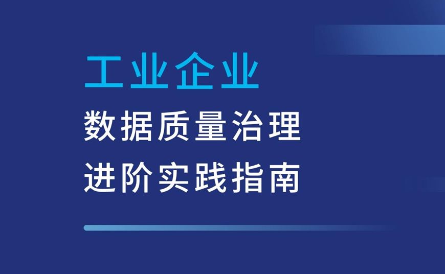 工业企业数据质量治理进阶实践指南