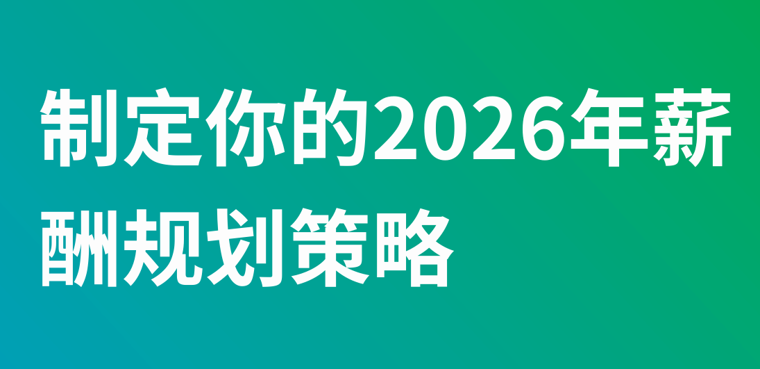 2026年薪酬规划策略报告