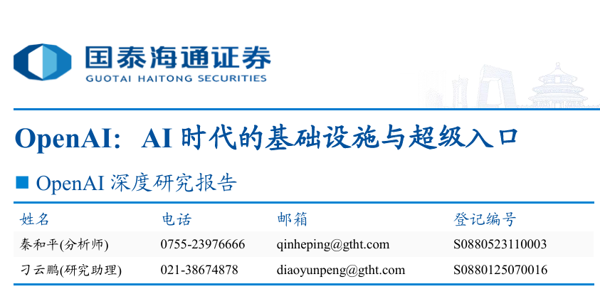 OpenAI：AI时代的基础设施与超级入口